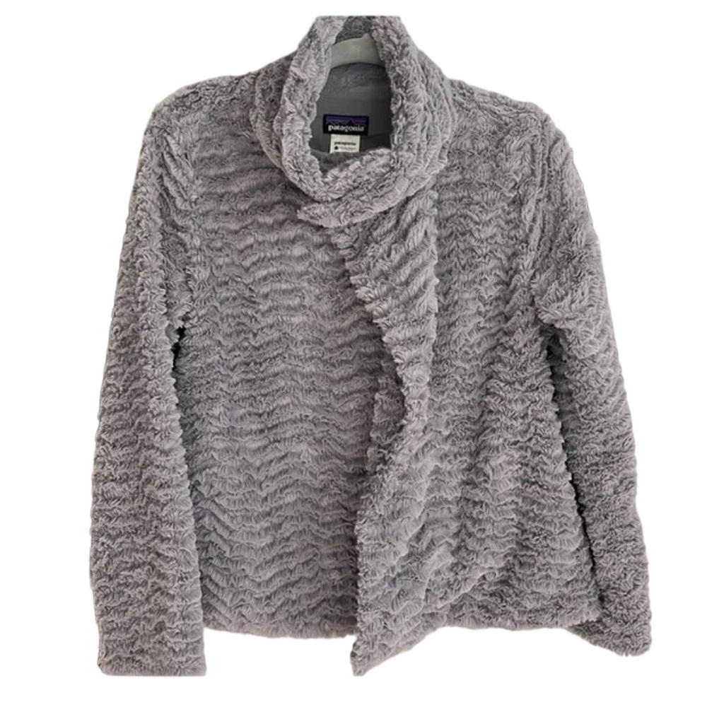Patagonia Soft Gray Teddy Jacket